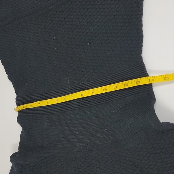 Sandro Diamond Knit Long Sleeve Fit and Flare Mini Dress - Picture 12 of 12